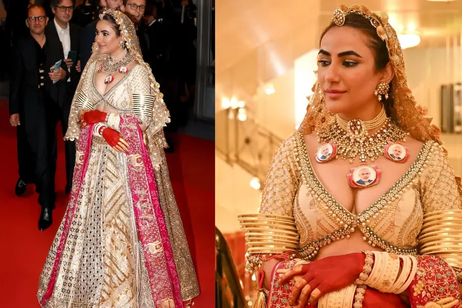 Ruchi Gurjar Wore A PM Modi Necklace At Cannes 2025