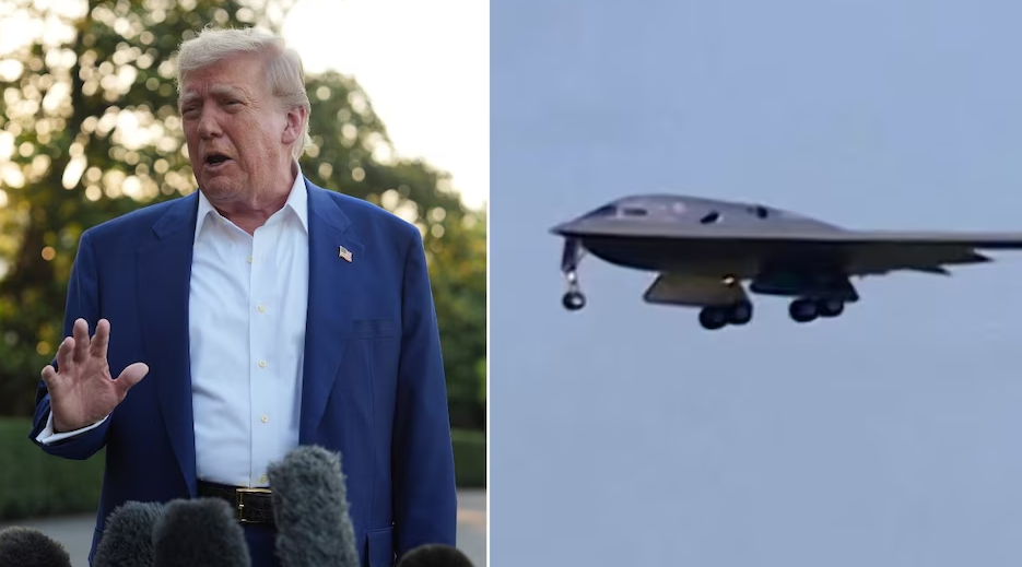 US President Trump Shares Video Of Attack On Iran