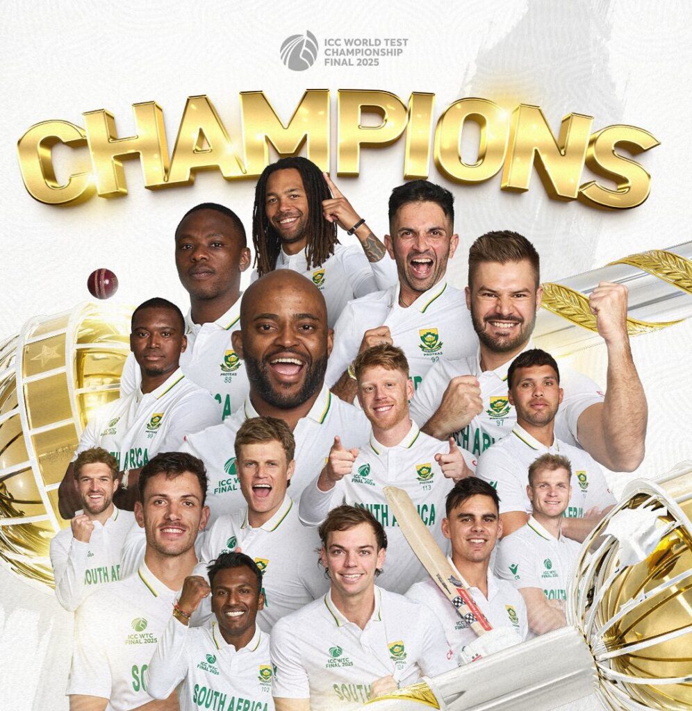 South Africa Wins First ICC Trophy In 27 Years