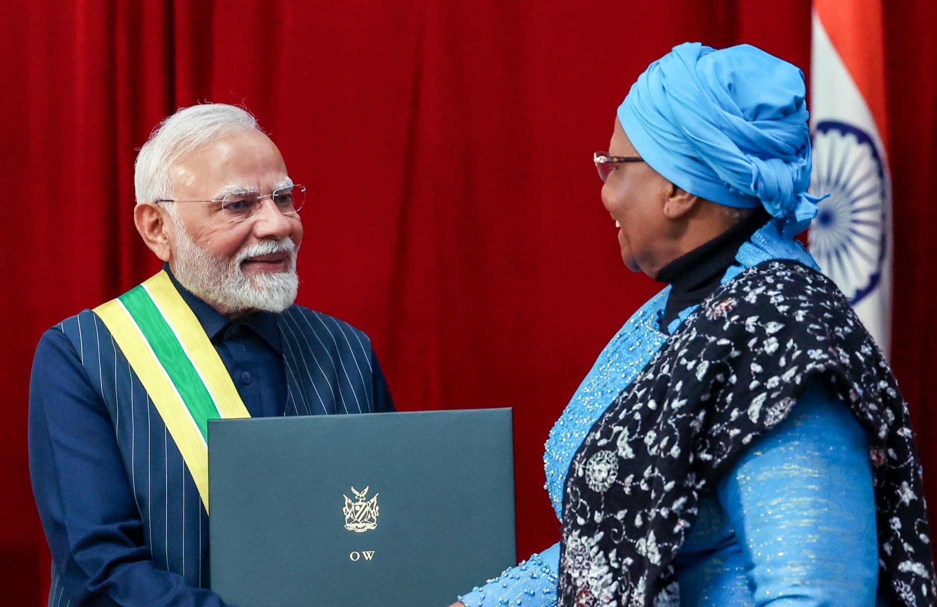 PM Modi Conferred With Namibia's Highest Civilian Award