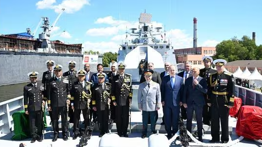 INS Tamal Commissioned Into The Indian Navy In Russia