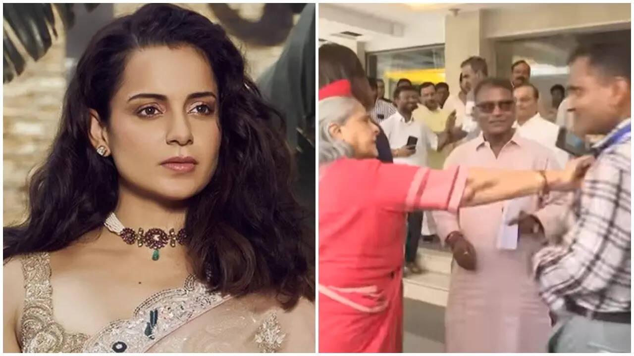 Jaya Bachchan Pushed A Man Who Tried To Take A Selfie With Her: kangana Reacts