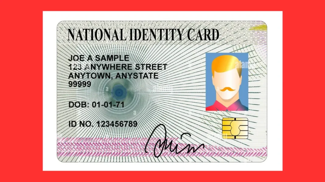Every Citizen Will Get A National Identity Card: The Government Can Issue The Card