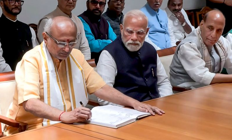 NDA's Vice President Candidate CP Radhakrishnan Files Nomination