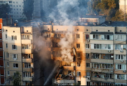 Russia’s Largest-Ever Air Attack On Ukraine Burns The Kyiv Government Building