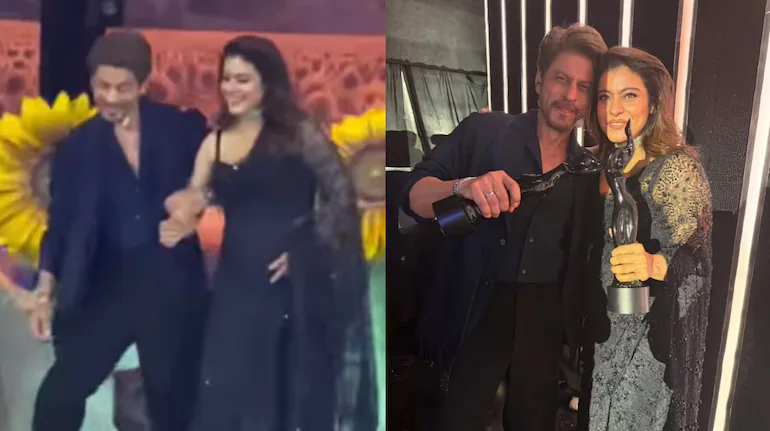 SRK-Kajol Recreate ‘Ladki Badi Anjani Hai’ After 27 Years, Internet Erupts in Nostalgia