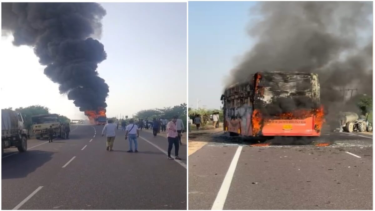 Tragic Bus Fire in Rajasthan's Jaisalmer Claims 20 Lives: PM Modi, President Express Grief