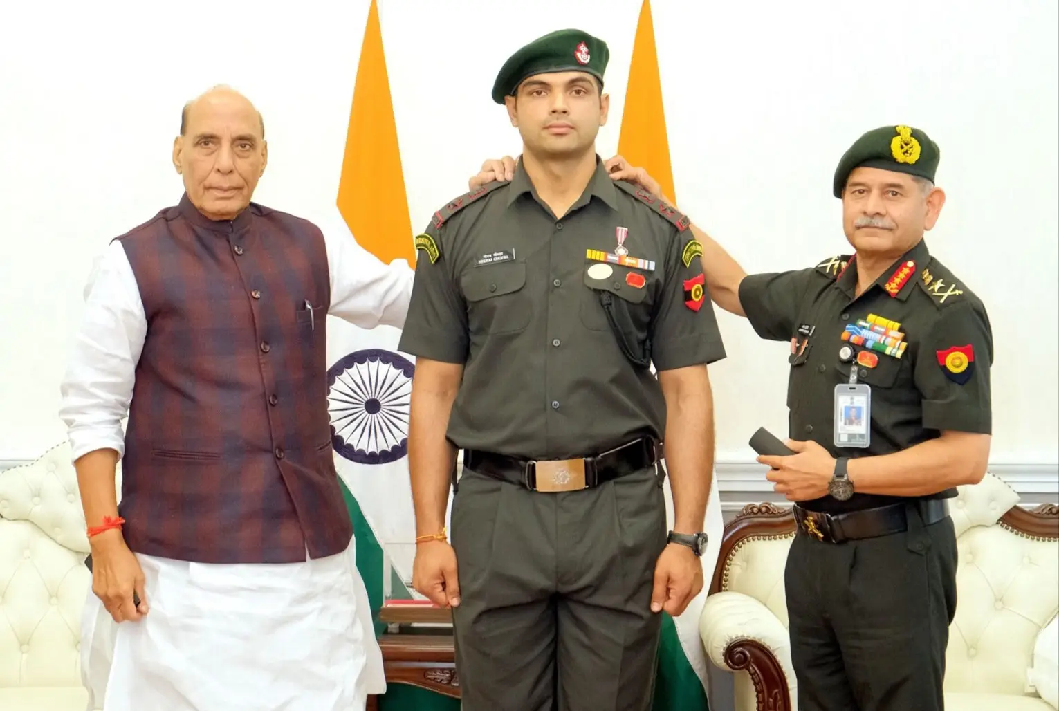 Neeraj Chopra Conferred Honorary Rank of Lieutenant Colonel in Indian Army