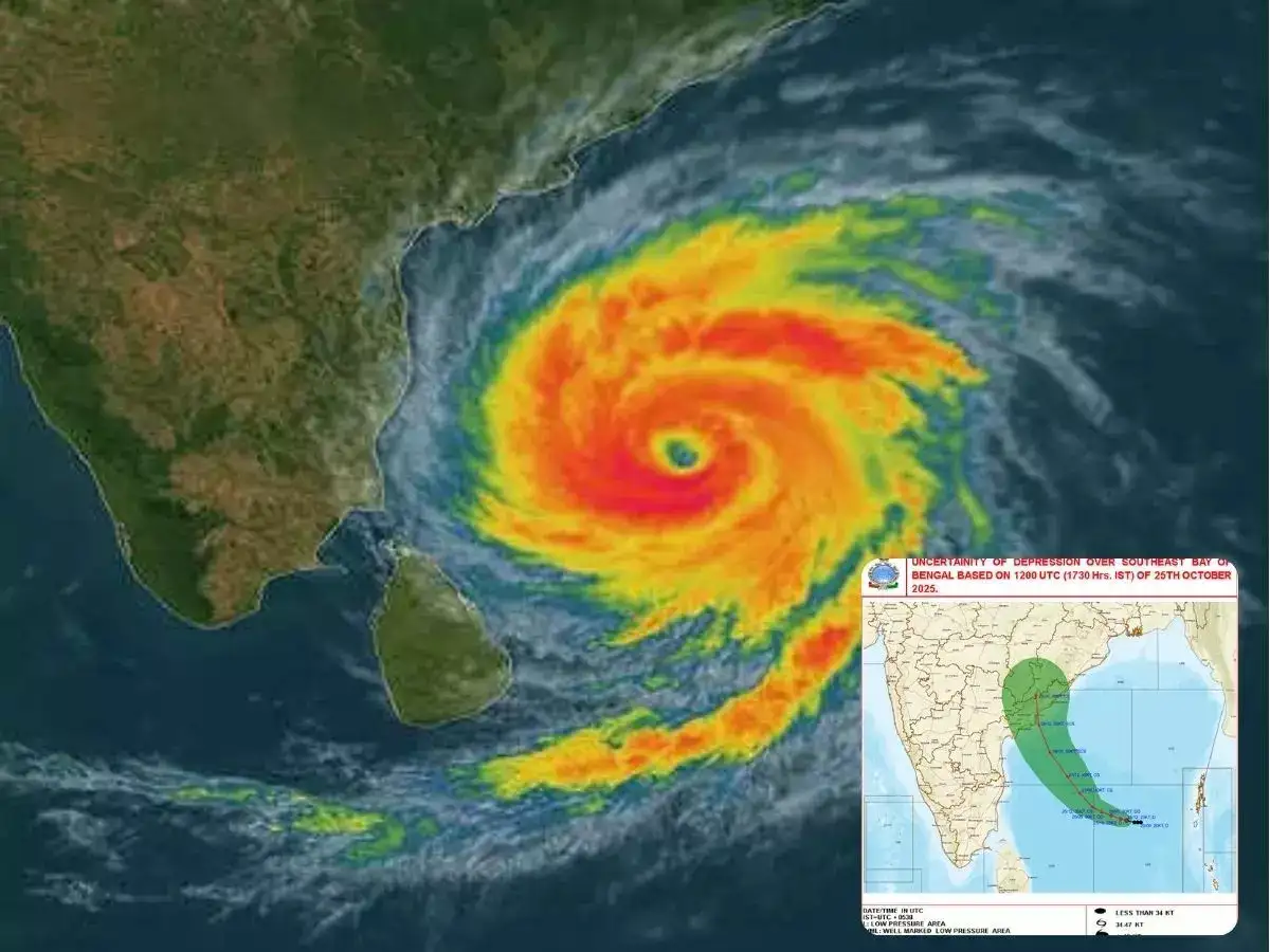Severe Cyclone ‘Montha’ Approaching Andhra Coast: IMD Issues Red Warning for Coastal Odisha
