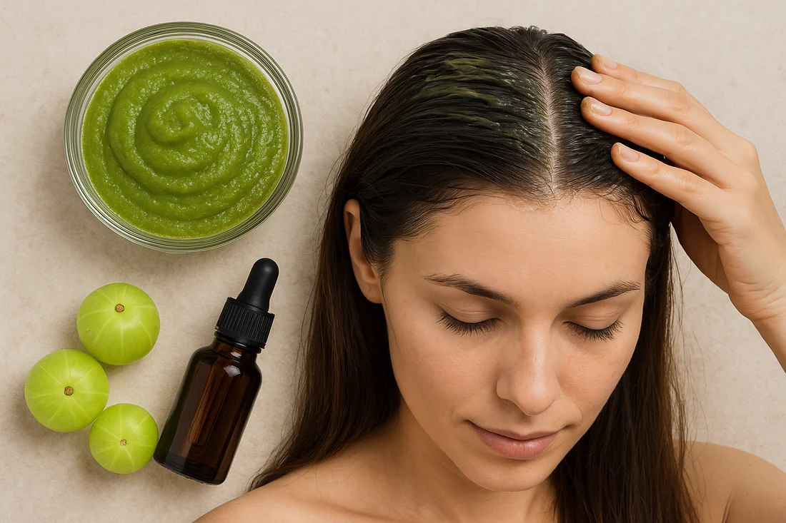DIY Amla Hair Serum: Naturally Darken Your Hair from the Roots