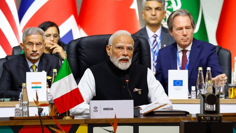 PM Modi Urges Global Action on Drug-Terror Nexus at G-20 Summit in Johannesburg