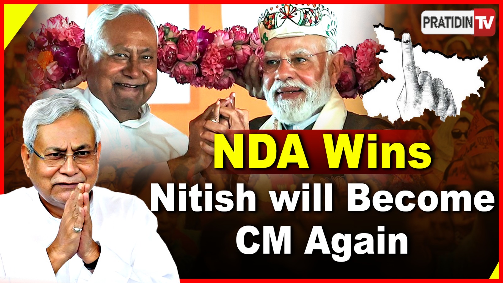 Nitish Kumar to Take Oath as Bihar CM for the 10th Time as NDA Wins Again