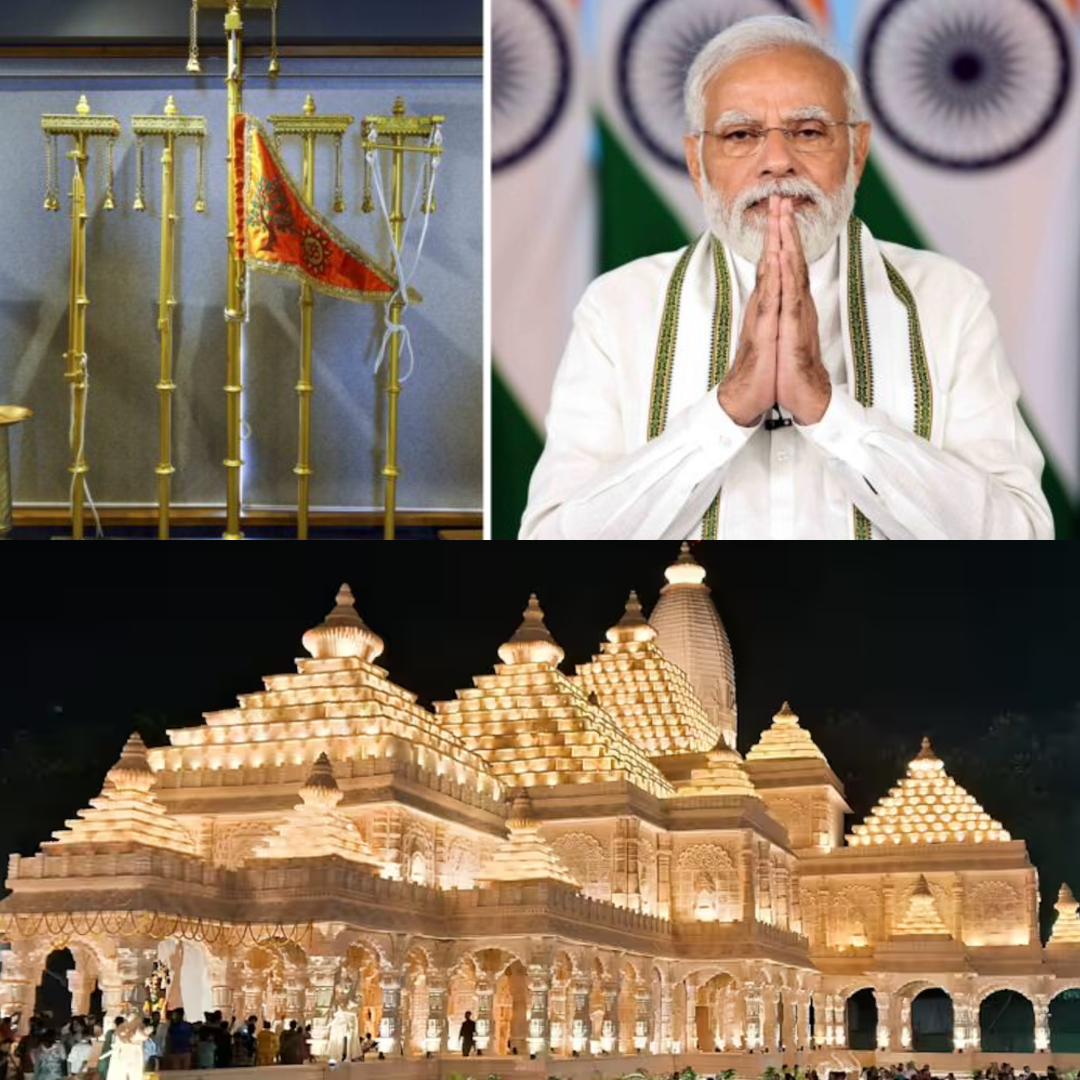 PM Modi to Hoist Saffron Flag at Ayodhya’s Ram Temple Today