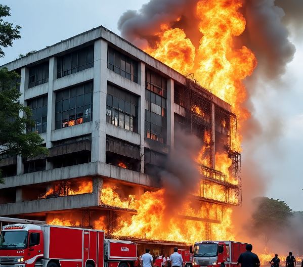 Tragedy in Jakarta: 20 Workers Killed as Office Building Erupts in Flames