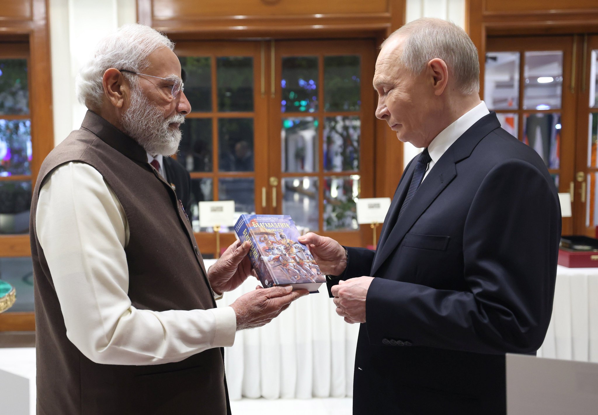 PM Modi Gifts President Putin A Russian-Language Gita