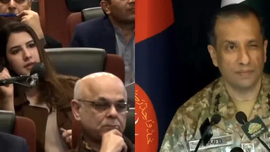 Pakistani Army Spokesman’s Wink at Journalist Sparks Outrage as Video Goes Viral